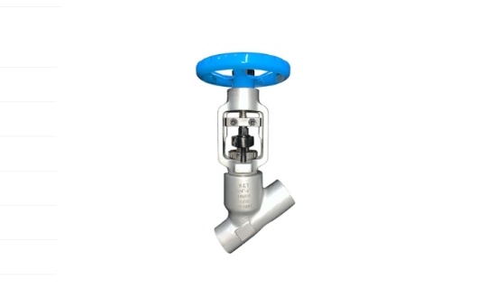 Y-type stop valve