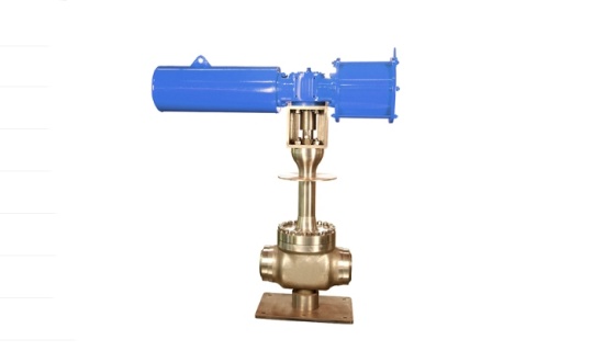Low-temperature ball valve