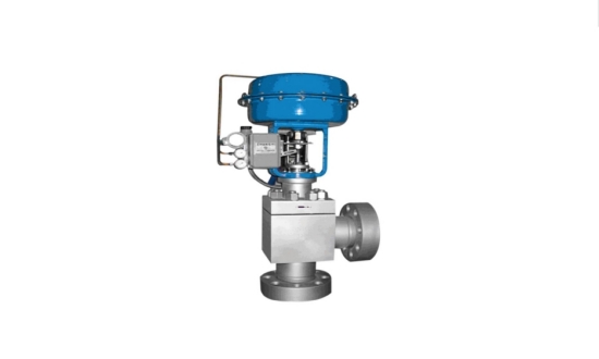 Angular control valve