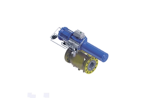 Axial flow control valve
