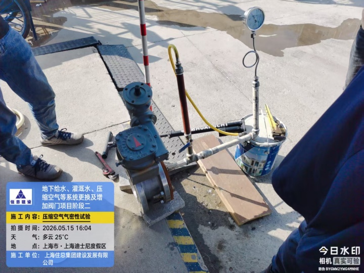 Project Case: Viti's Three eccentric all-metal Hard Seal zero-leakage butterfly valve has been installed in the supporting project of Shanghai Disneyland